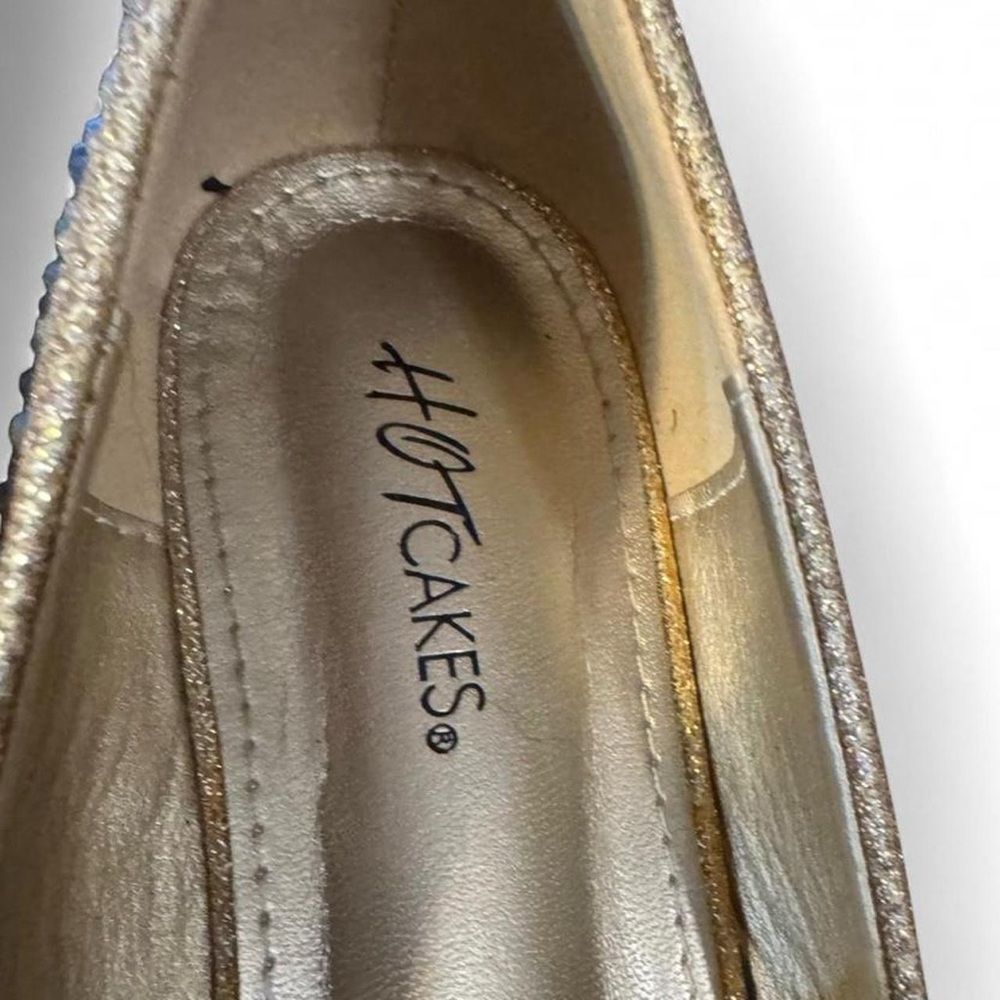 Hot Cakes Sparkling Gold Flats - Picture 4 of 8